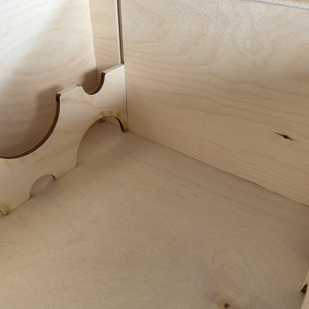 Kit BASIC ferma bottiglie in legno sagomato